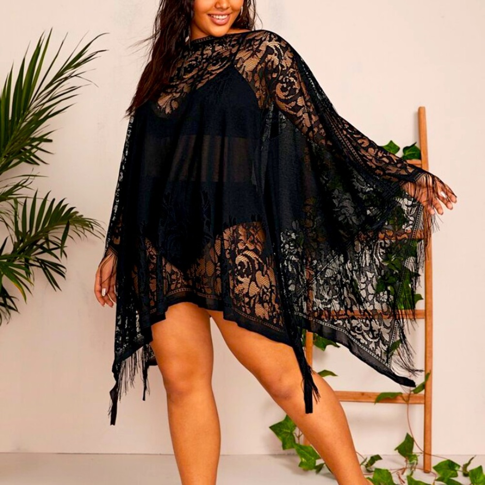 Lace Swimsuit Cover-Up